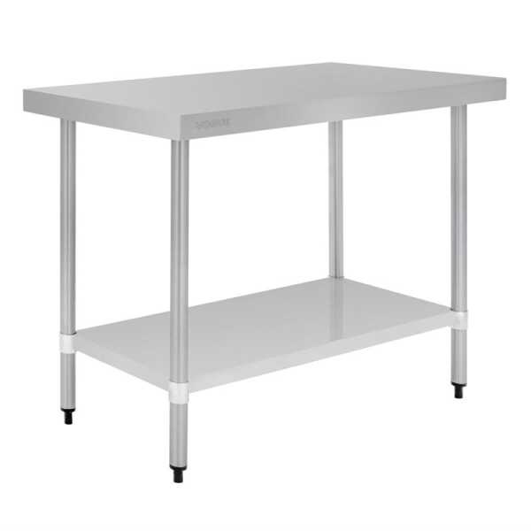 Table de travail inox 60x120xh90cm sans dosseret V