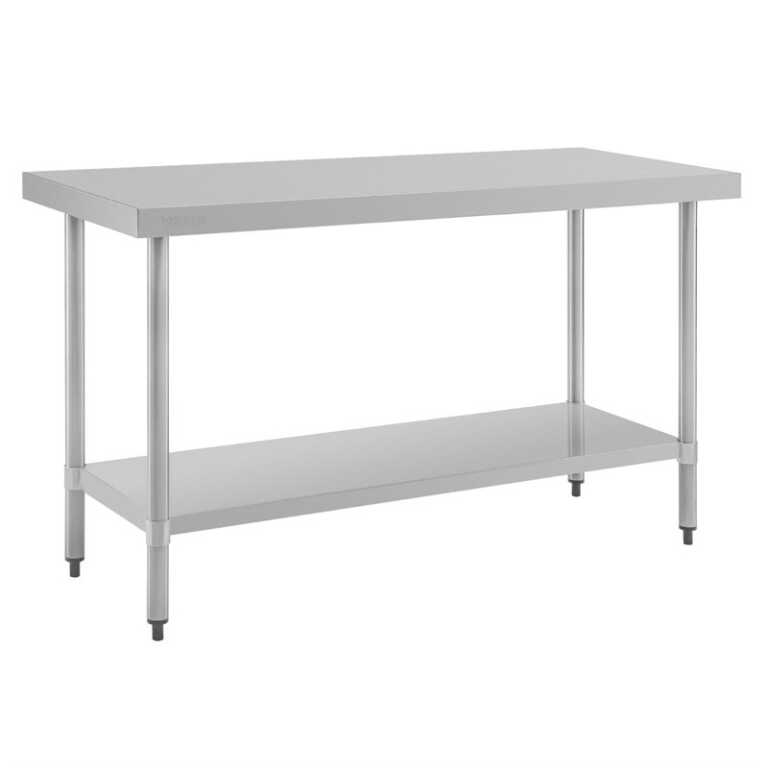 Table de travail inox 60x150xh90cm sans dosseret V