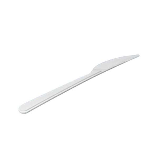 Couteau réutilisable PS 18cm blanc