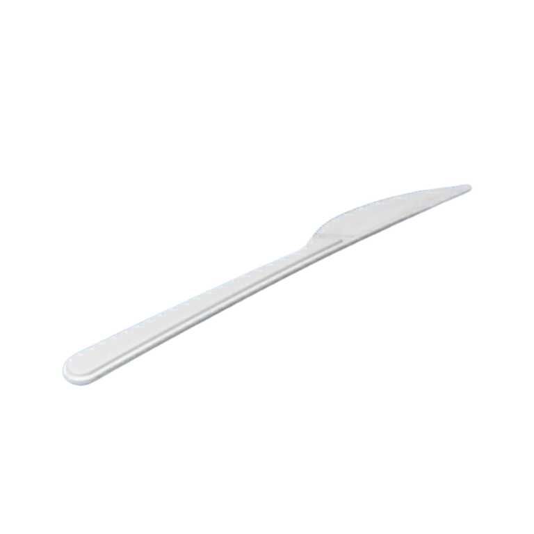 Couteau réutilisable PS 18cm blanc