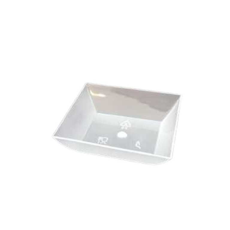 Assiette plastique PP 6x6xh1,2cm 3,5cl