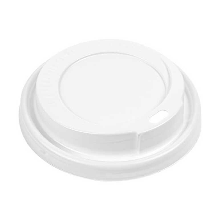 Couvercle PS Ø9cm pour gobelet 360/480ml blanc