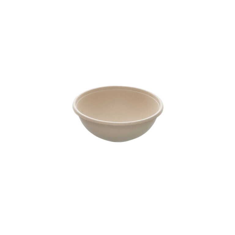 Saladier bagasse Ø17xh6cm 750ml Buddha Bowl