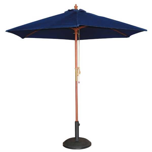 Parasol bleu marine 3m Bolero