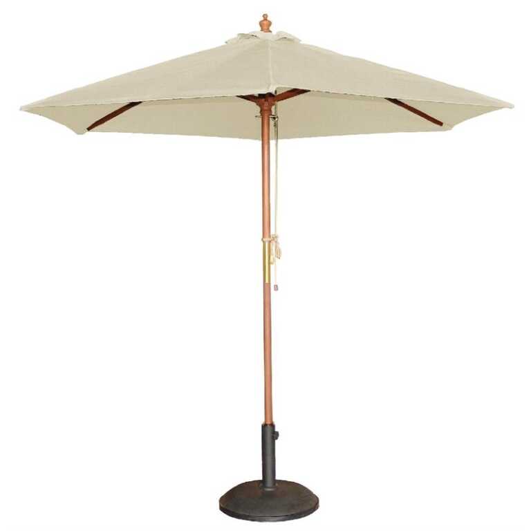 Parasol écru 3m Bolero