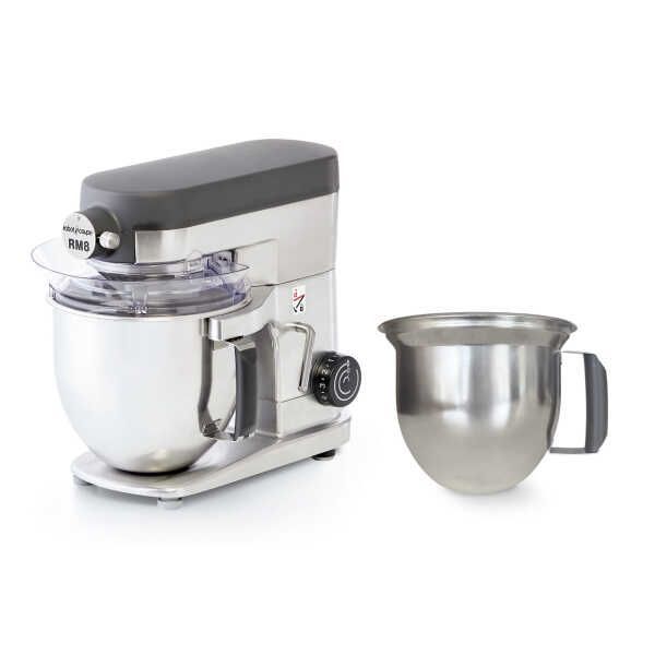 Batteur mélangeur inox RM8 AP 700W 7,6L + cuve 5L