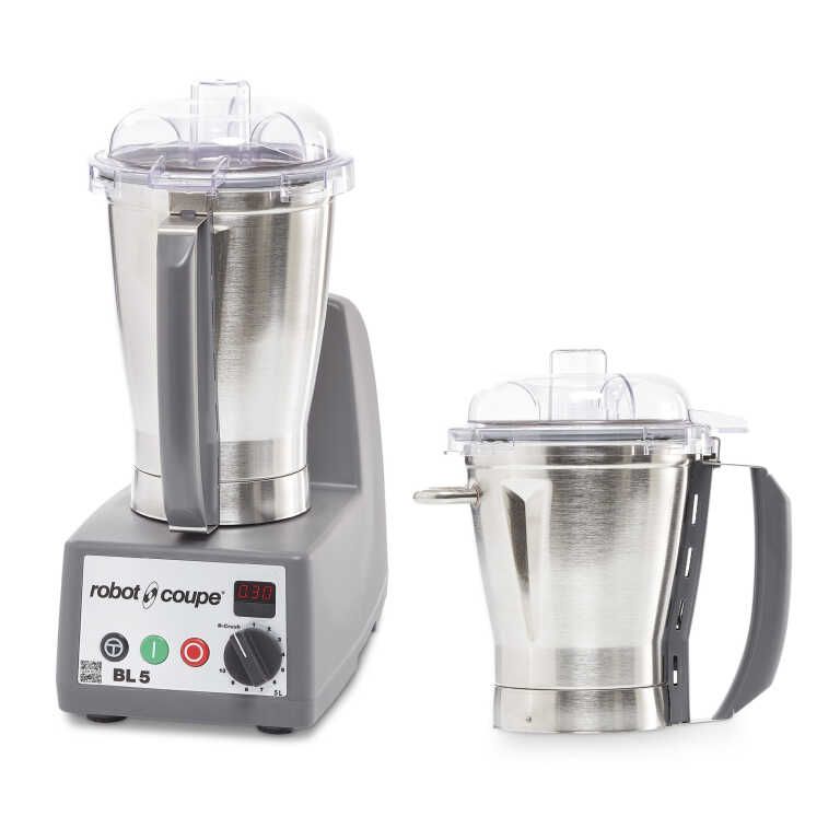 Blender BL5 inox 1200W 5L + cuve 3L + 2 cout. inox