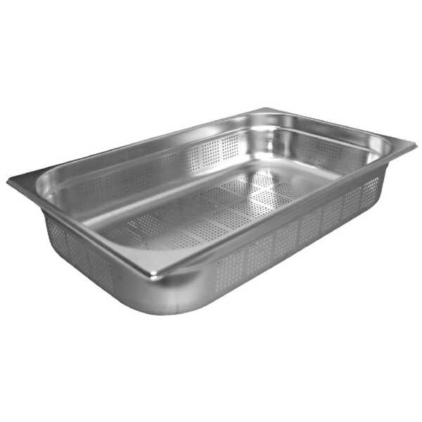 Bac gastro inox GN1/1 h20cm 28L perforé Vogue