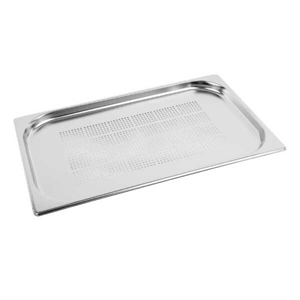 Bac gastro inox GN1/1 h2cm 3L perforé Vogue