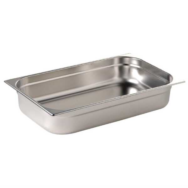 Bac gastro inox GN1/1 h6,5cm 9L Vogue