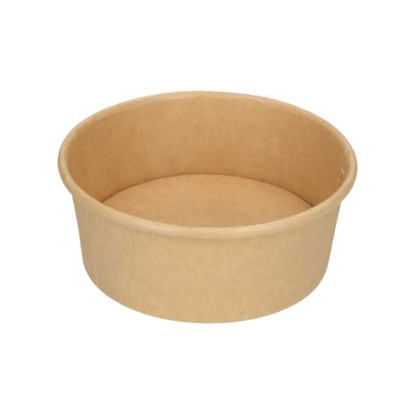 Pot à dessert carton Ø9,5xh3,5cm 130ml brun