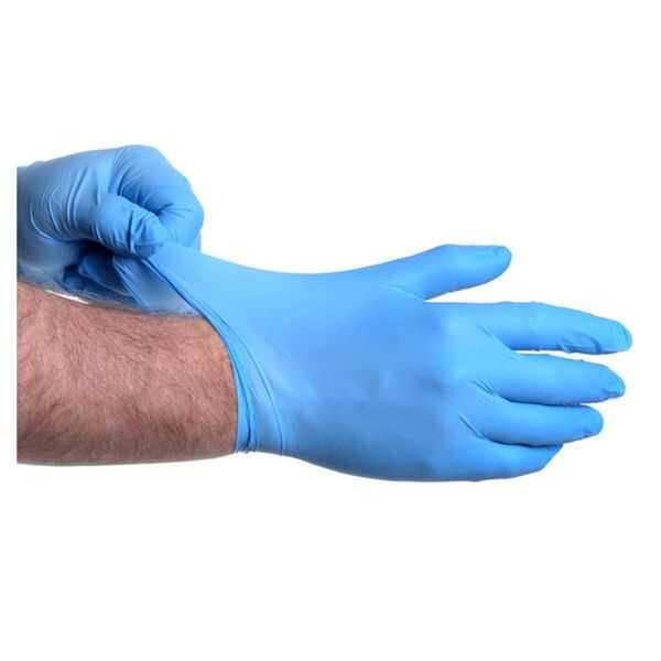 Gant nitrile 3,5gr non poudré bleu L