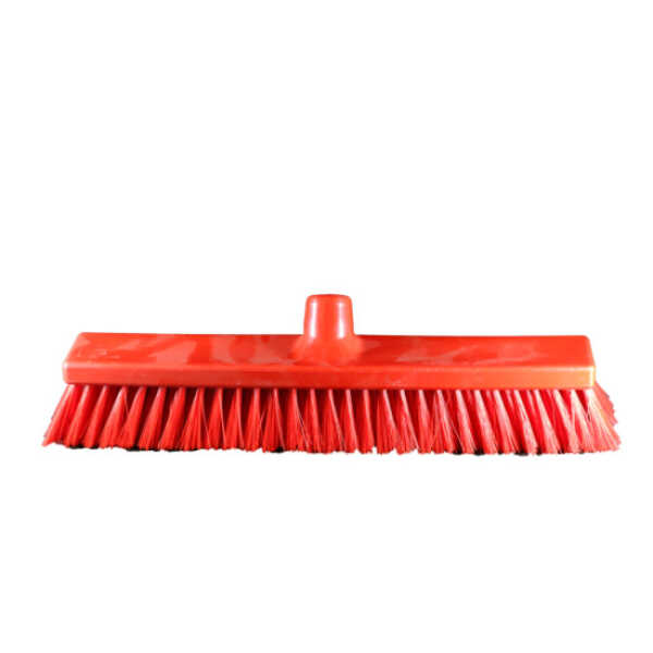 Brosse poils souples 40cm rouge