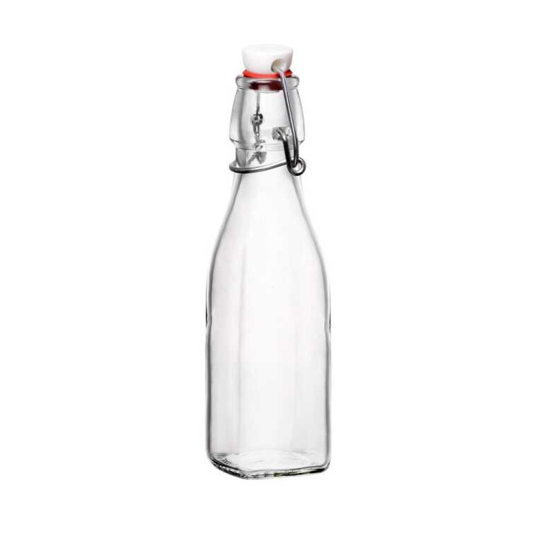 Bouteille 120ml avec bouchon mécanique Swing